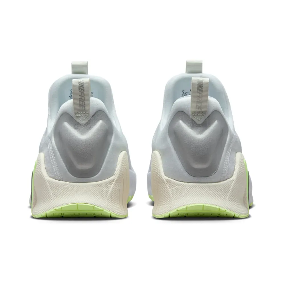 Nike Free Metcon 6 White Barely Volt Silver Metallic (FJ7126-108)
