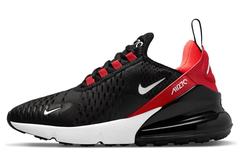 Nike Air Max 270 Black Red White (GS) (943345-025)