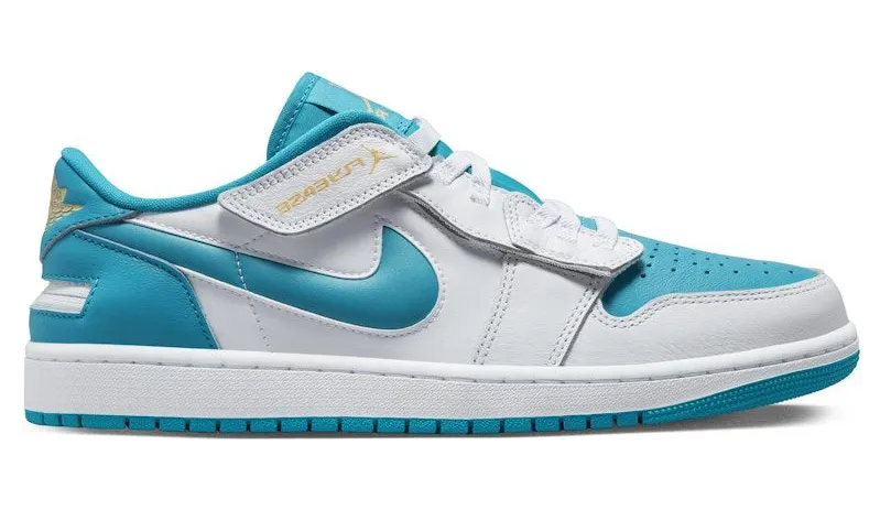 Jordan 1 Low FlyEase White Aquatone Celestial Gold (DM1206-174)