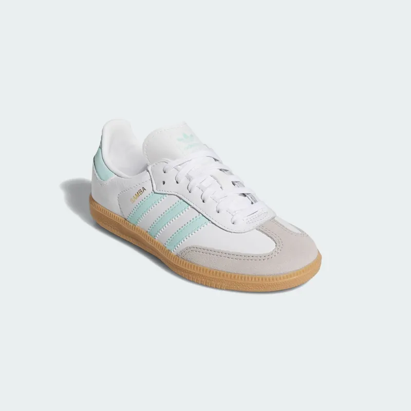 adidas Samba OG Cloud White Semi Flash Aqua Gum (JP5485)