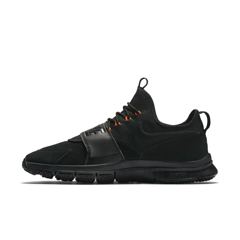 Nike  Free Ace Lthr Black Black-Hyper Orange Black/Black-Hyper Orange (749627-001)
