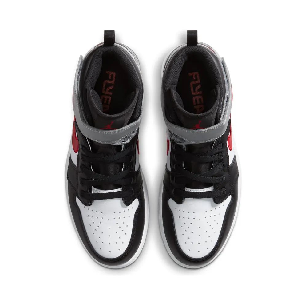 Jordan 1 Flyease Black Particle Grey Gym Red Black/White-Particle Grey-Gym Red (CQ3835-002)