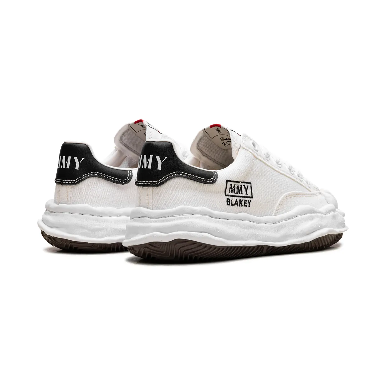 Maison Mihara Yasuhiro Blakey OG Sole Canvas Low “WHITE” (A08FW735-WHT) (2)