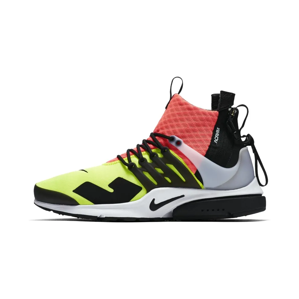 Nike Air Presto Acronym Volt White/Black-Hot Lava-Volt (844672-100)