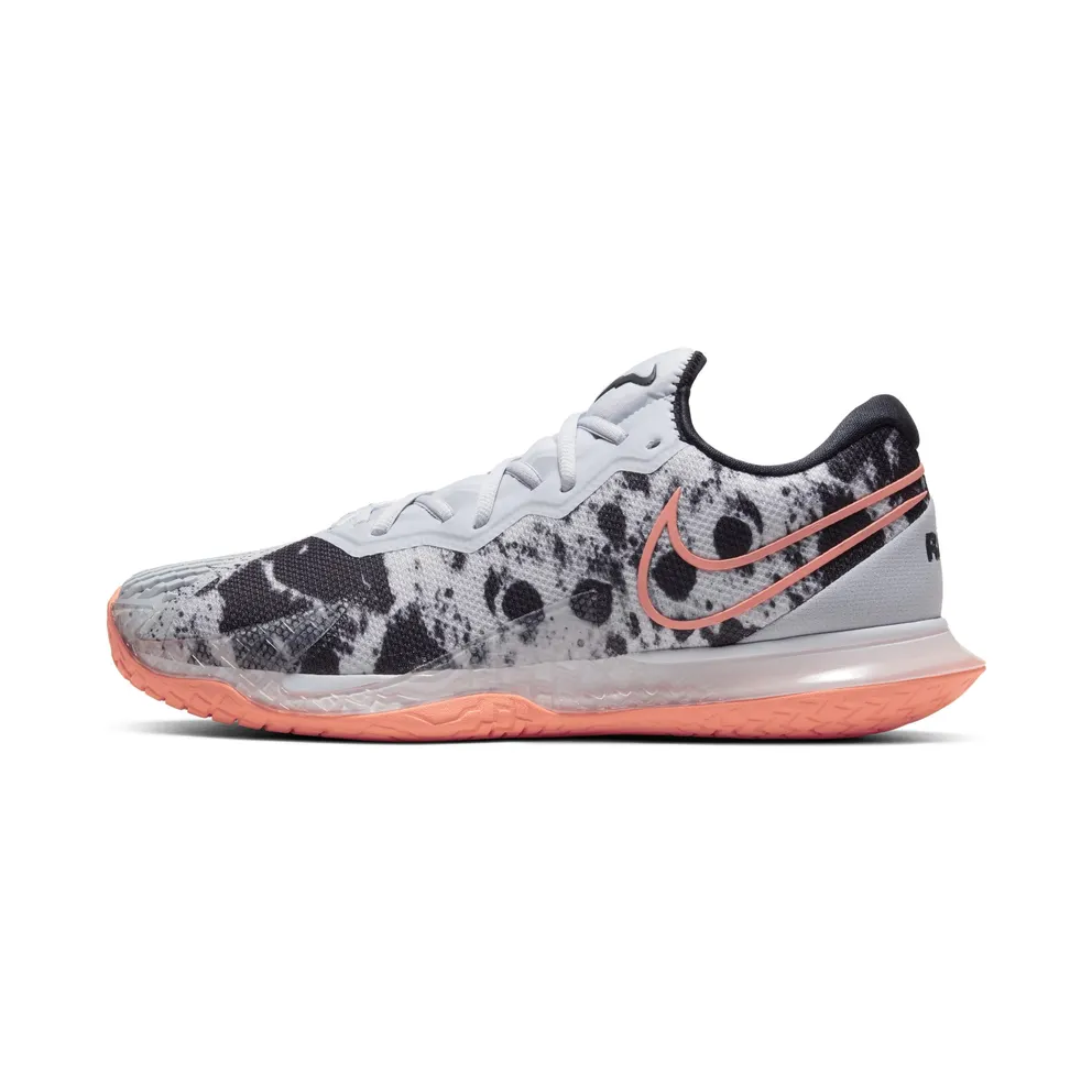 NikeCourt Air Zoom Vapor Cage 4 Hardcourt “Sky Grey / White / Black / Bright Mango” (CD0424-006)