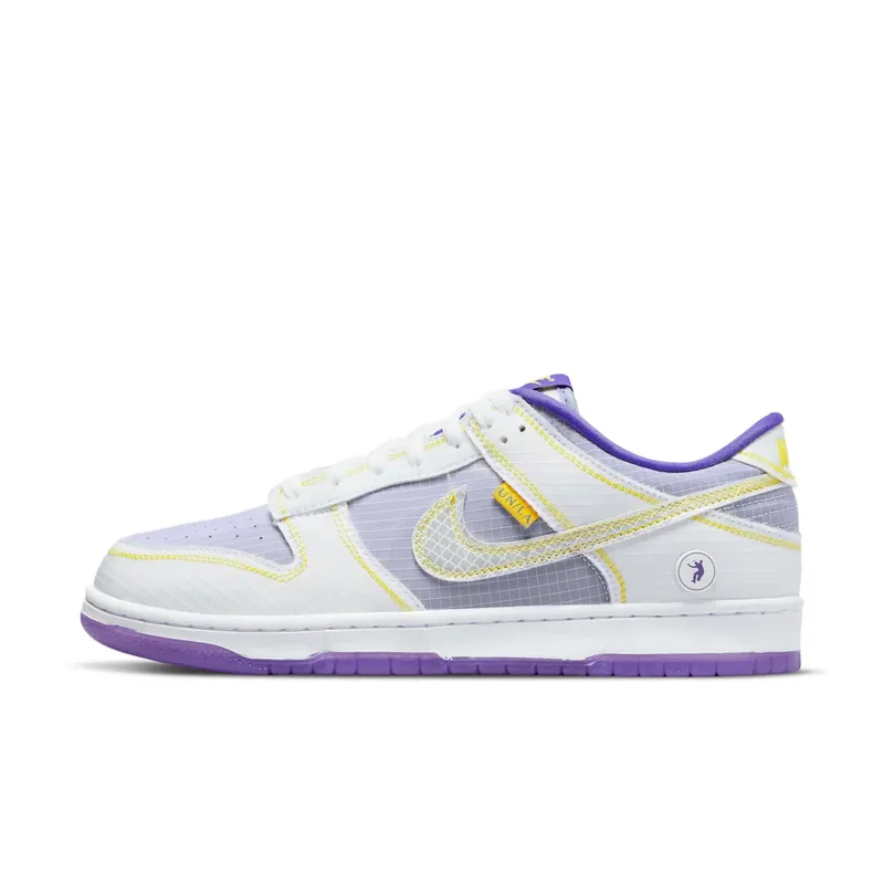 Nike Dunk Low Union Passport Pack Court Purple – “Grey / Purple / Yellow” (DJ9649-500)