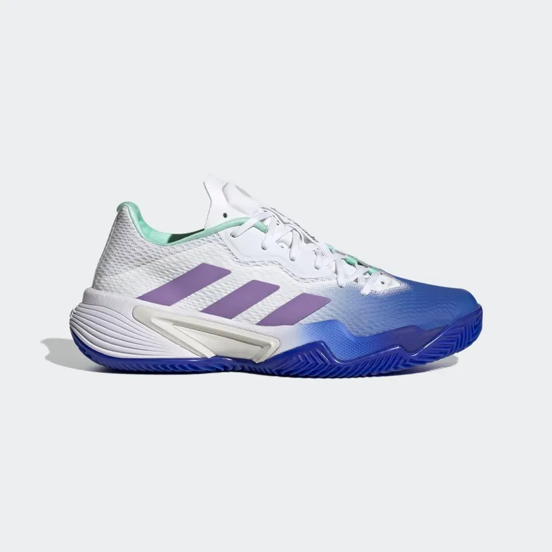 adidas Barricade Clay Court Tennis Shoes Lucid Blue / Violet Fusion / Pulse Mint (HQ8428)