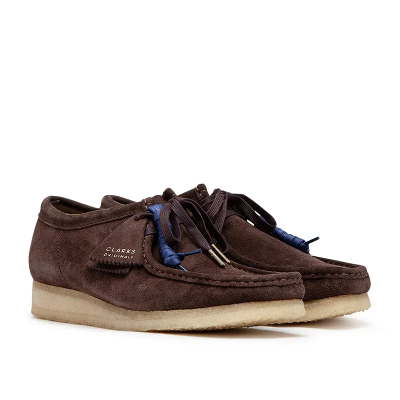Clarks Originals Wallabee Dark Brown Suede (26156606)