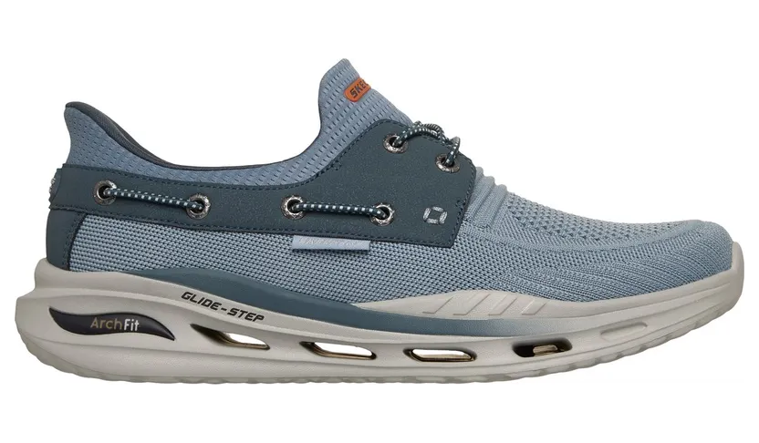 Skechers Slip-ins Relaxed Fit: Arch Fit Orvan “Starport Sneaker Blue” (211321BLU)
