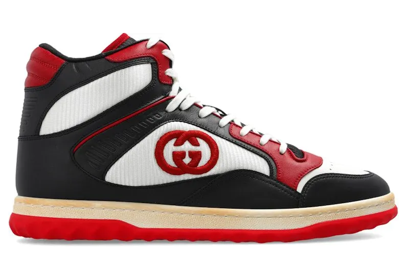 Gucci MAC80 High Black White Red (762060 AACN5 1050)