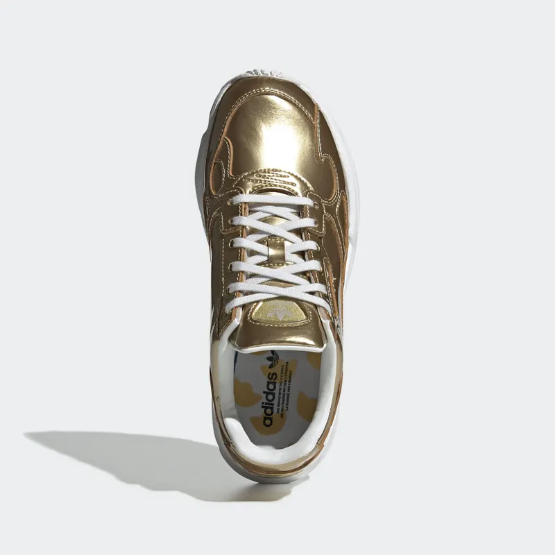adidas Falcon Gold Metallic Crystal White (W) Gold Metallic/Gold Metallic/Crystal White (FV4318)