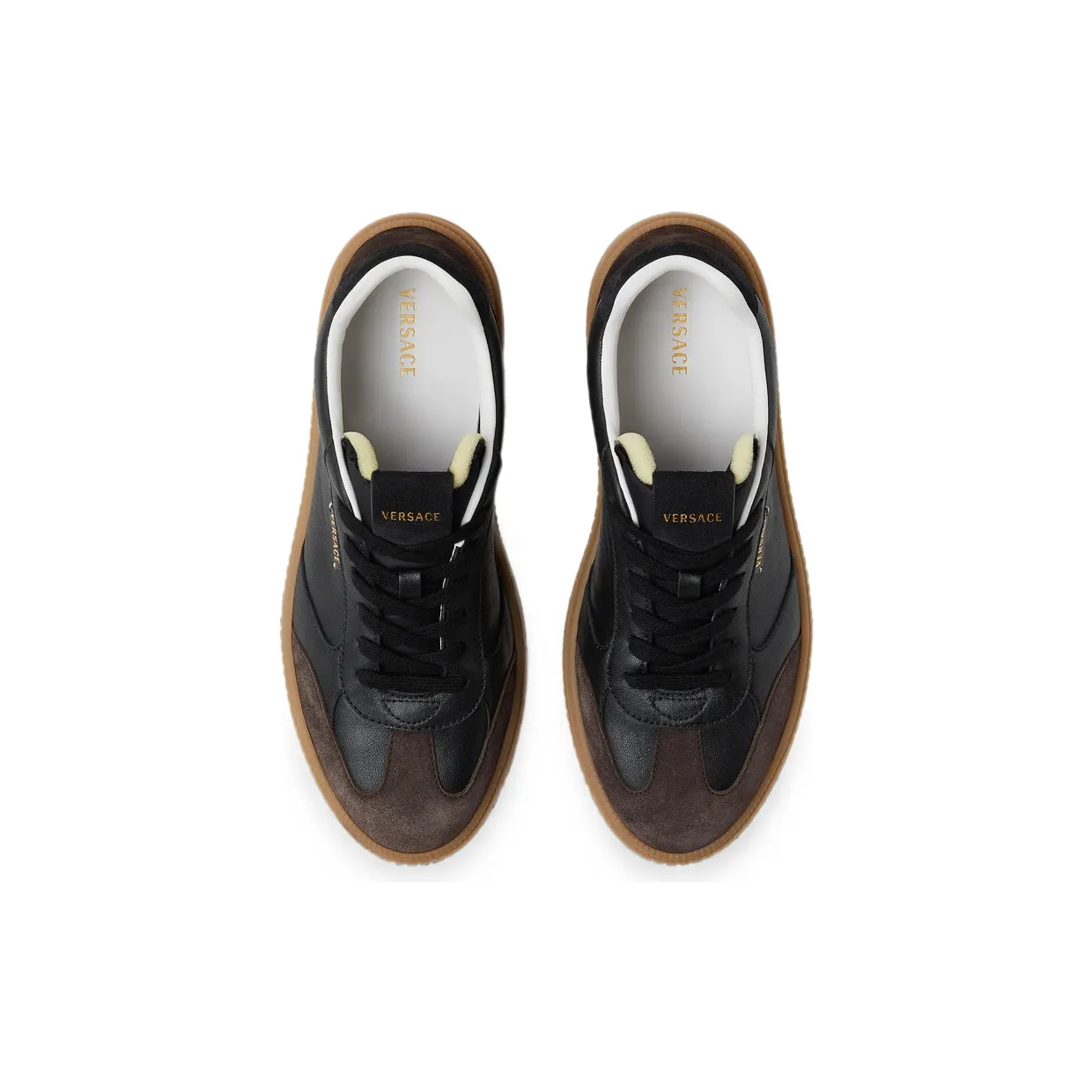 Versace Greca Court Nappa & Suede “Black” (1A17776 1024205 2NC70) (2)