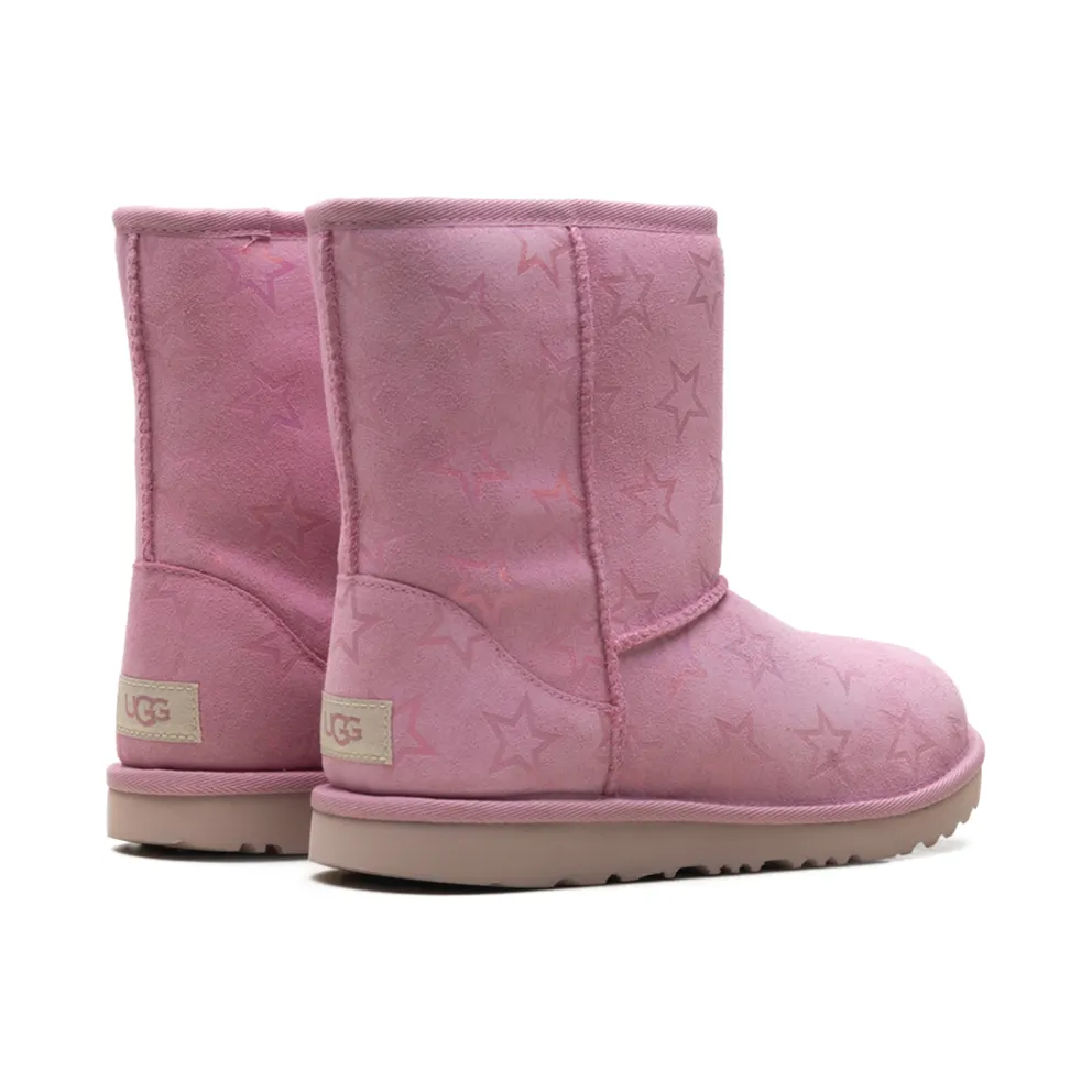 Ugg Classic II Iridescent Stars Boot GS “Dusty Orchid Pink Iridescent” (1157712K-DDP)