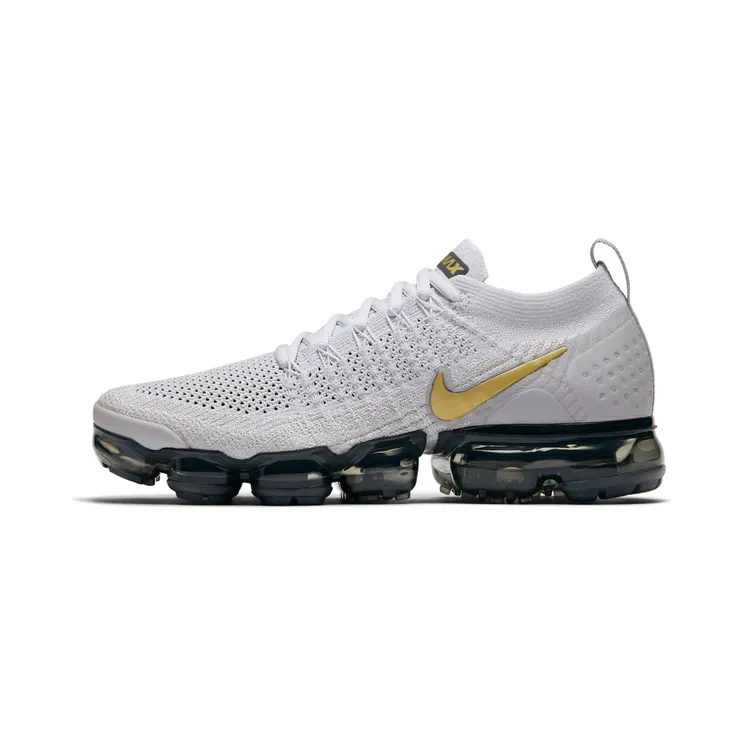 Nike Air VaporMax 2 Vast Grey Metallic Gold (W) “Vast Grey / Pure Platinum / Dark Grey / Metallic Gold” (942843-010)