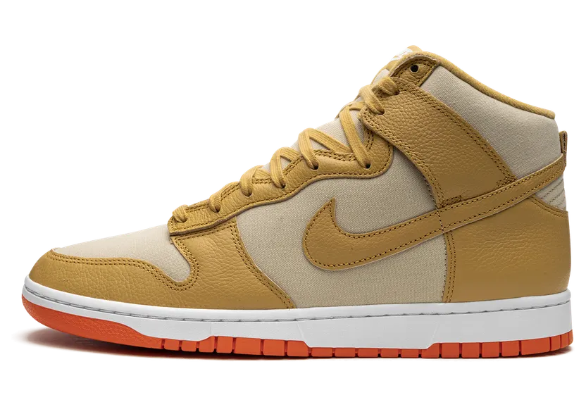 Nike Dunk High “Gold Canvas” (DV7215-700)