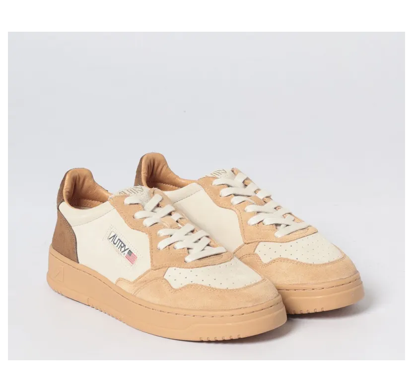 Autry Medalist Low Suede Sneakers White (AULMTS31)