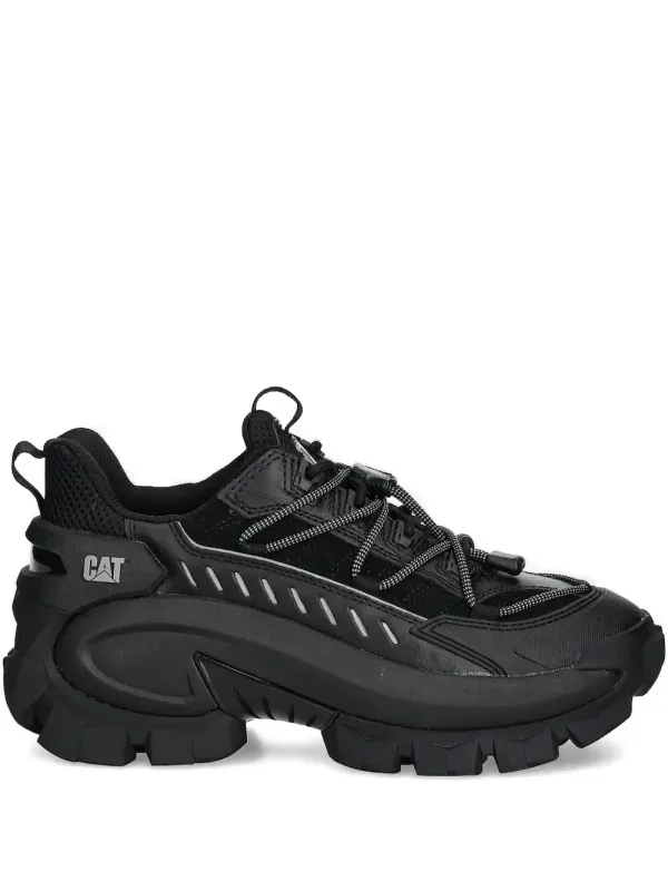 caterpillar Sneakers mit breiter Sohle – Schwarz (P111580)