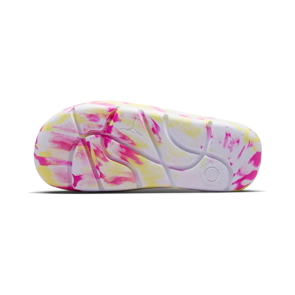 Jordan Post Slide White Laser Fuchsia Light Laser Orange (FZ3154-156)