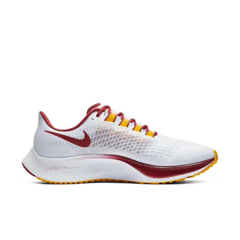 Nike Air Zoom Pegasus 37 USC White/Pure Platinum-Team Crimson-University Gold (CZ5396-100)