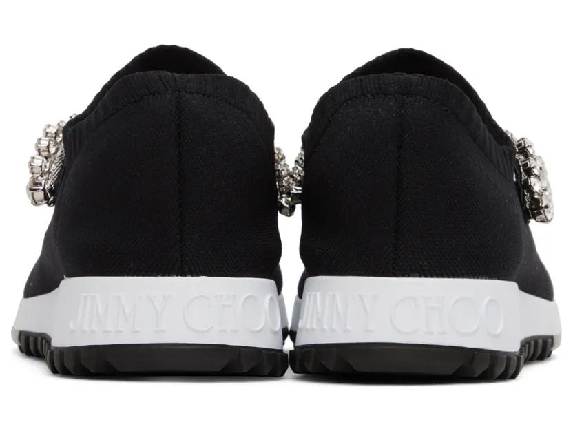 Jimmy Choo Black Verona Low-Top Sneakers (VERONA CWK) (2)