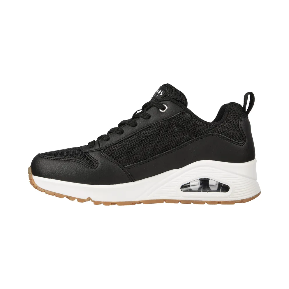 Skechers Uno – Inside Matters – Black / White – “Black” (155005 BKW)
