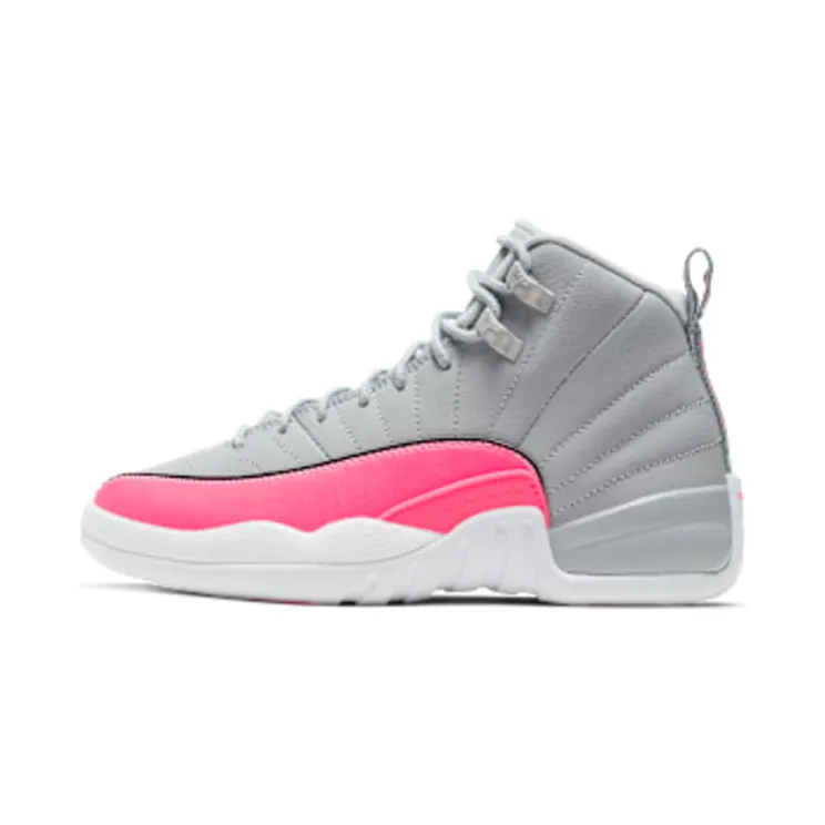 Air Jordan 12 Retro GS “Wolf Grey / Black / Racer Pink” (510815-060)