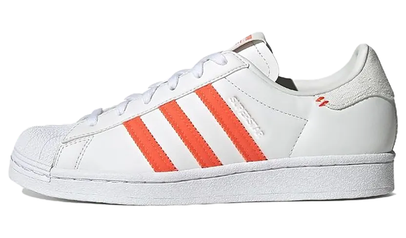 adidas Superstar Crystal White / Solar Red / Grey Two (GZ3451)