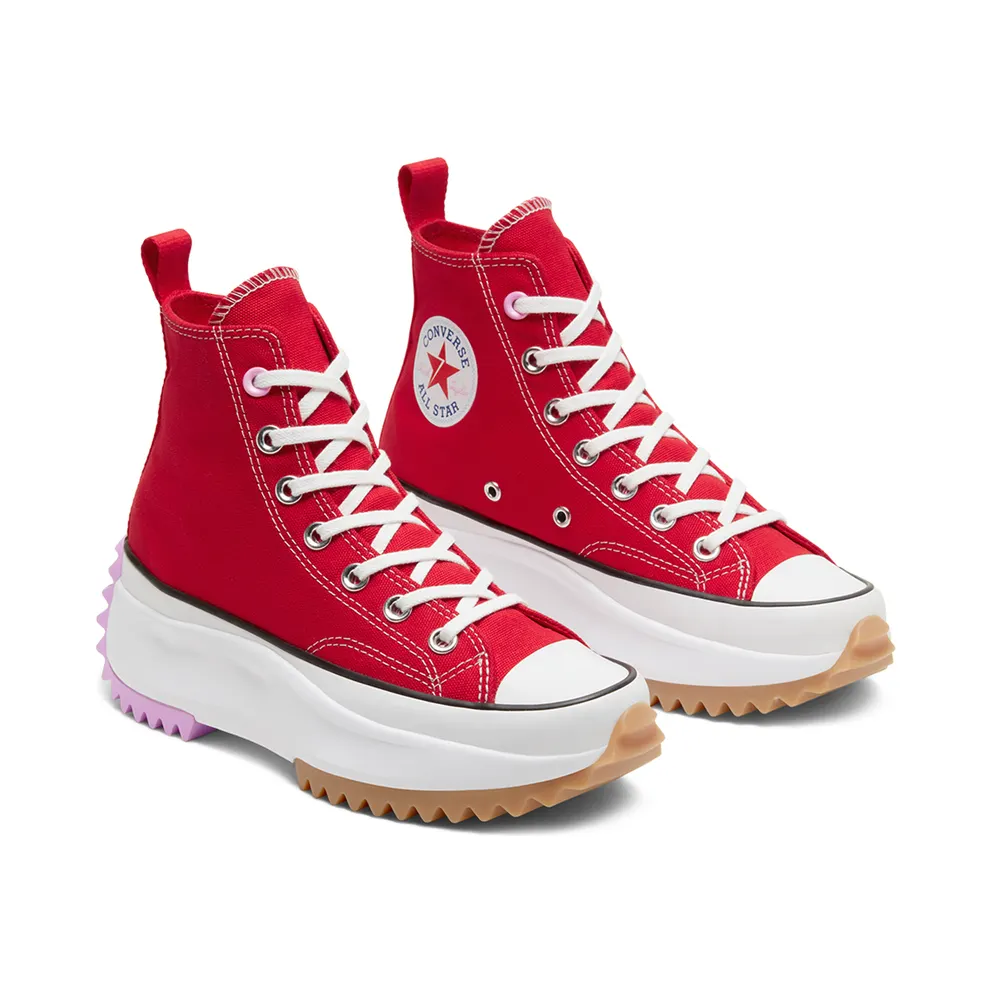 Converse Run Star Hike Hi University Red University Red/Peony Pink-White (167107C)
