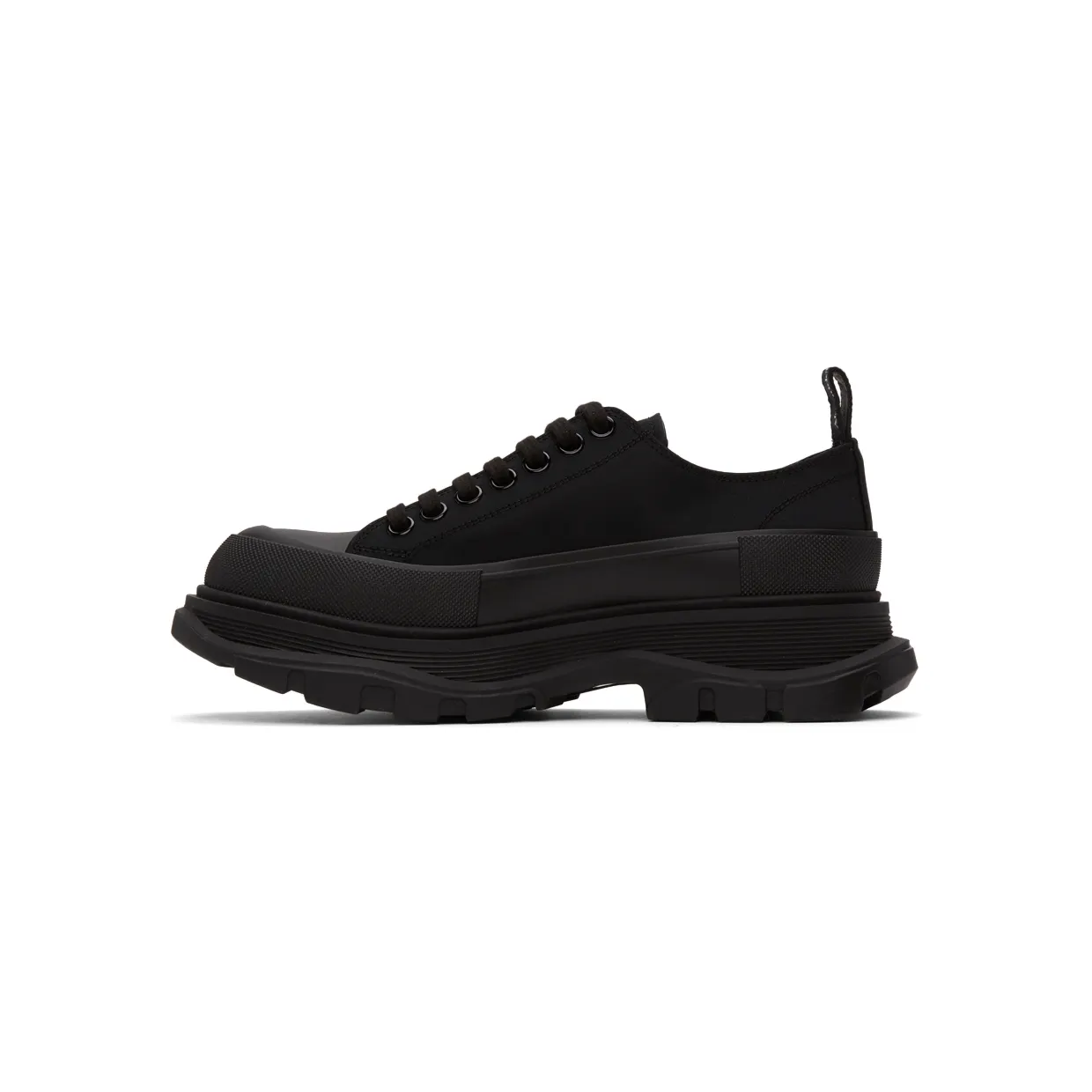 Alexander McQueen White & Black Tread Slick Graffiti Sneakers (682421W4RQ2) (3)
