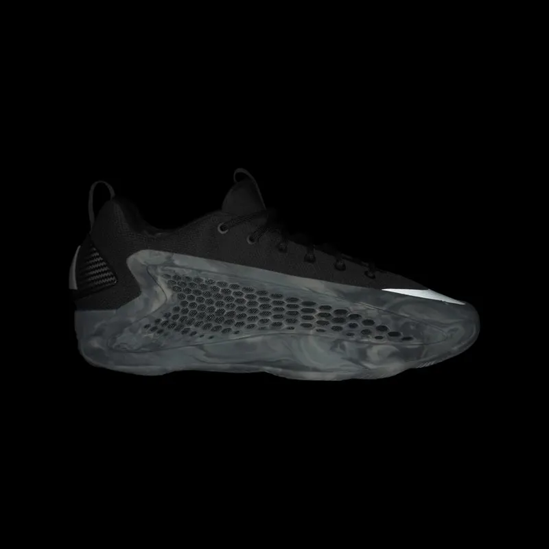 Adidas Anthony Edwards 1 Low Basketball Silver Pebble / Core Black / Wonder Beige (JI4066)