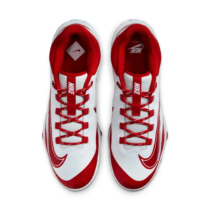 Nike Alpha Huarache Elite 4 Low MCS “White University Red” (FD6255-105)