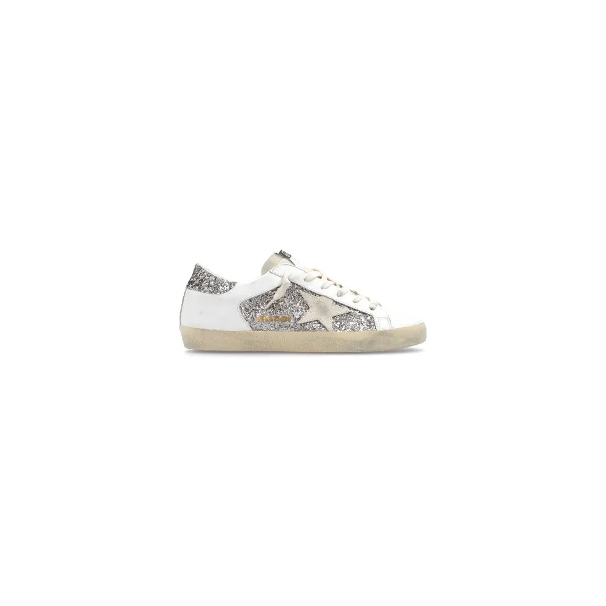 Golden Goose Super-Star White Double Silver Glitter (GWF00103.F005372.82533)