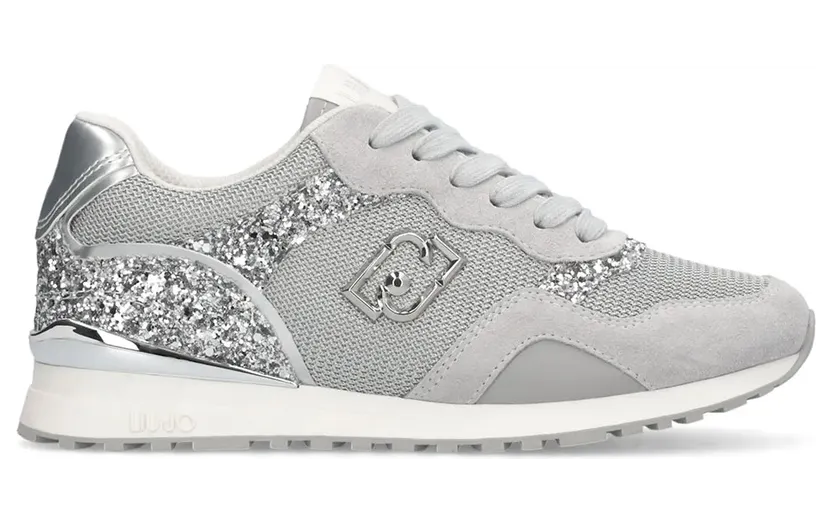 Liu Jo sneaker Glitter/Mesh/Cow Sue Loft/Silver (BF5015TX493S3024)