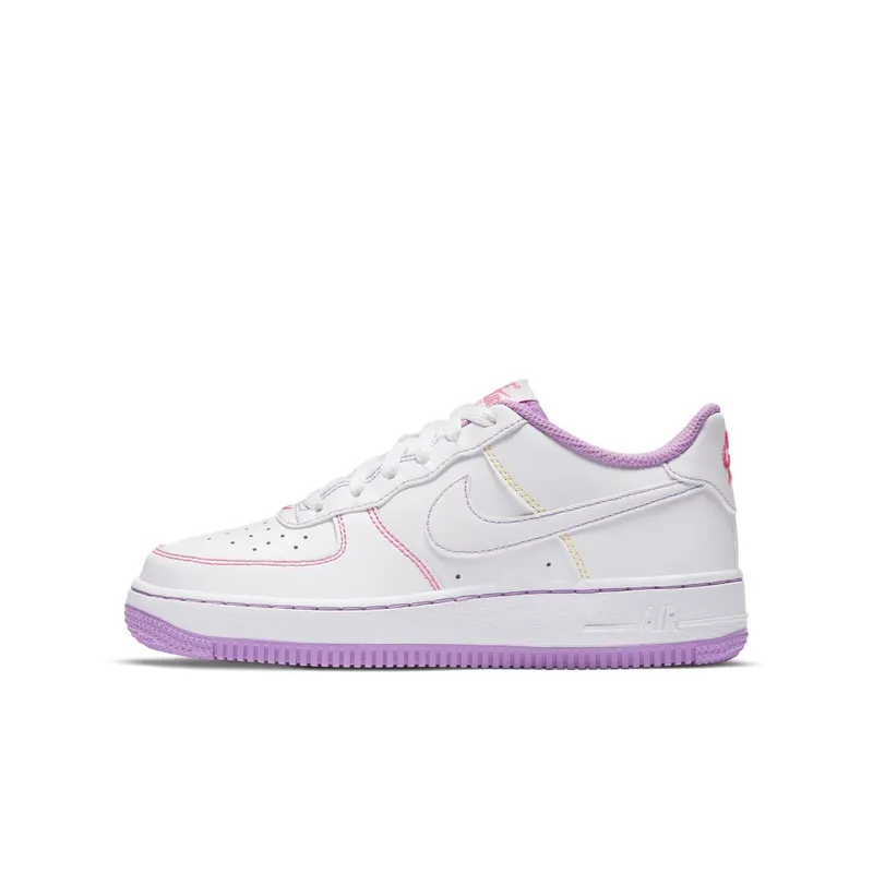 Nike Air Force 1 ’07 Stitch Fuchsia Glow Hyper Pink (GS) (2021) (CW1575-110)
