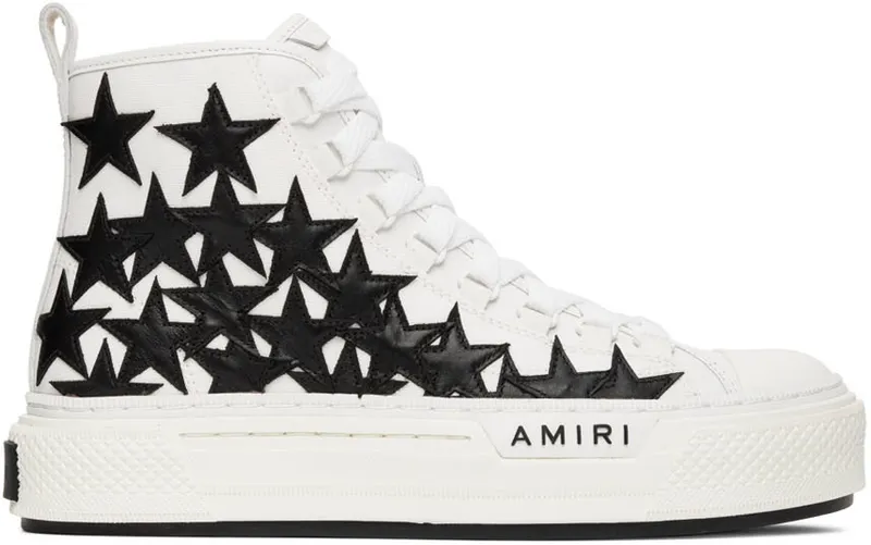 AMIRI White Stars Court High-Top (PF22MFS011-111)