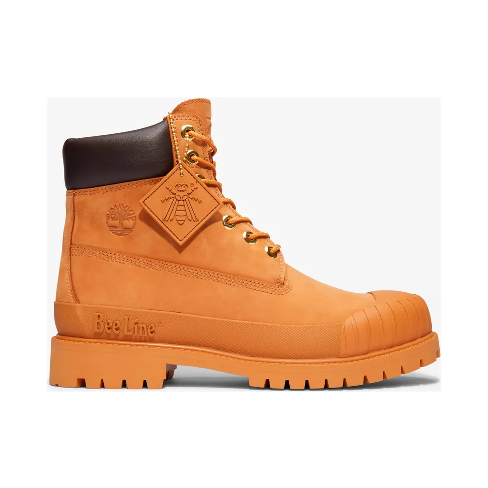Timberland 6″ Boot Premium Bee Line Rubber Toe WP Wheat Nubuck (TB0A5ZNU231)
