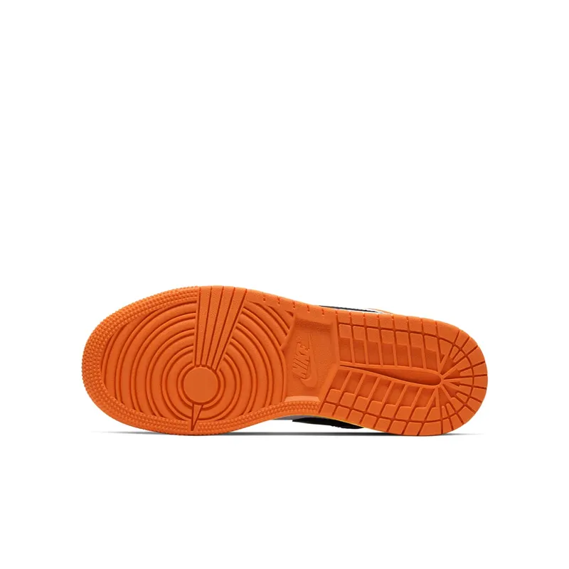 Jordan 1 Low Shattered Backboard (GS) Black/White-Starfish (553560-128)