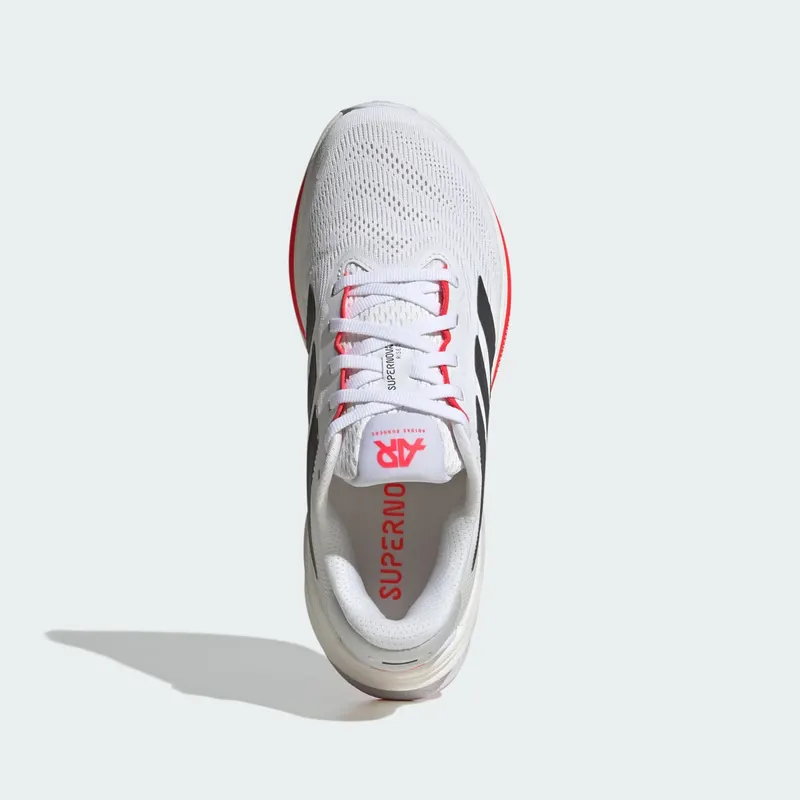 Adidas Supernova Rise 2 Running Shoes Cloud White / Night Metallic / Lucid Red (JQ4793)