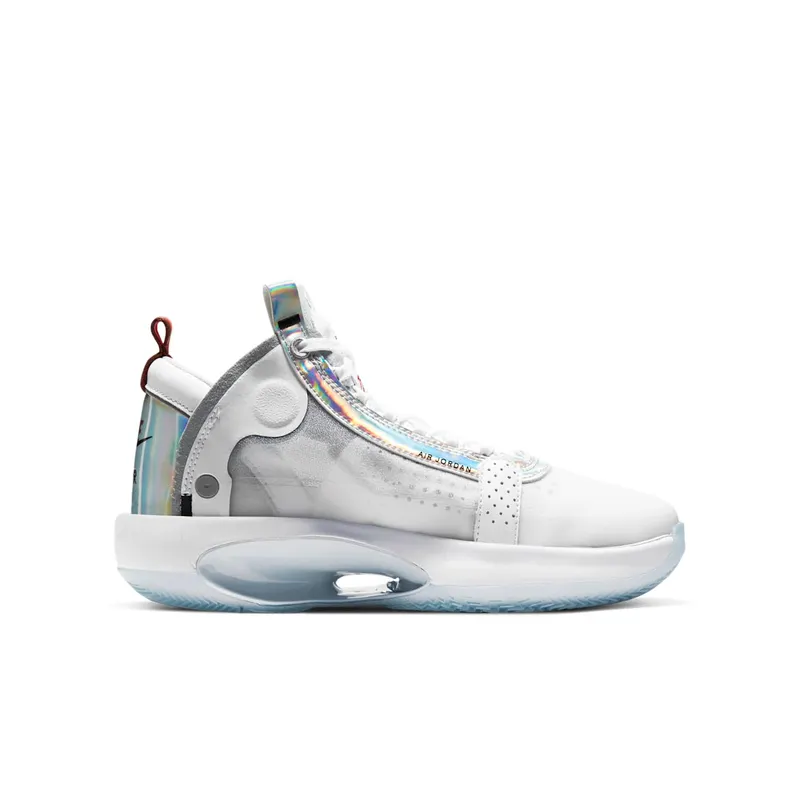 Jordan XXXIV White Metallic Silver (GS) White/Metallic Silver-White (BQ3384-101)