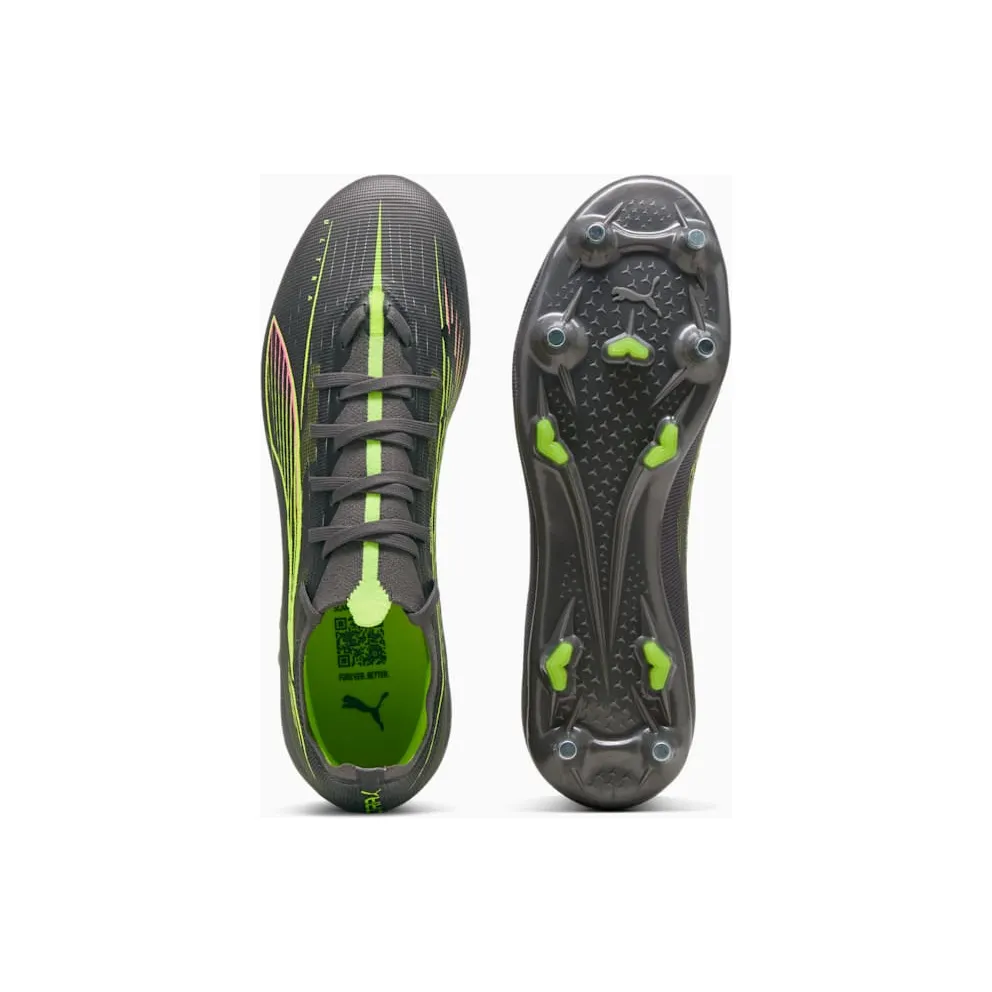 Puma Ultra 5 Match MxSG Matte Aged Silver Yellow Alert Aged Silver (108350-03)