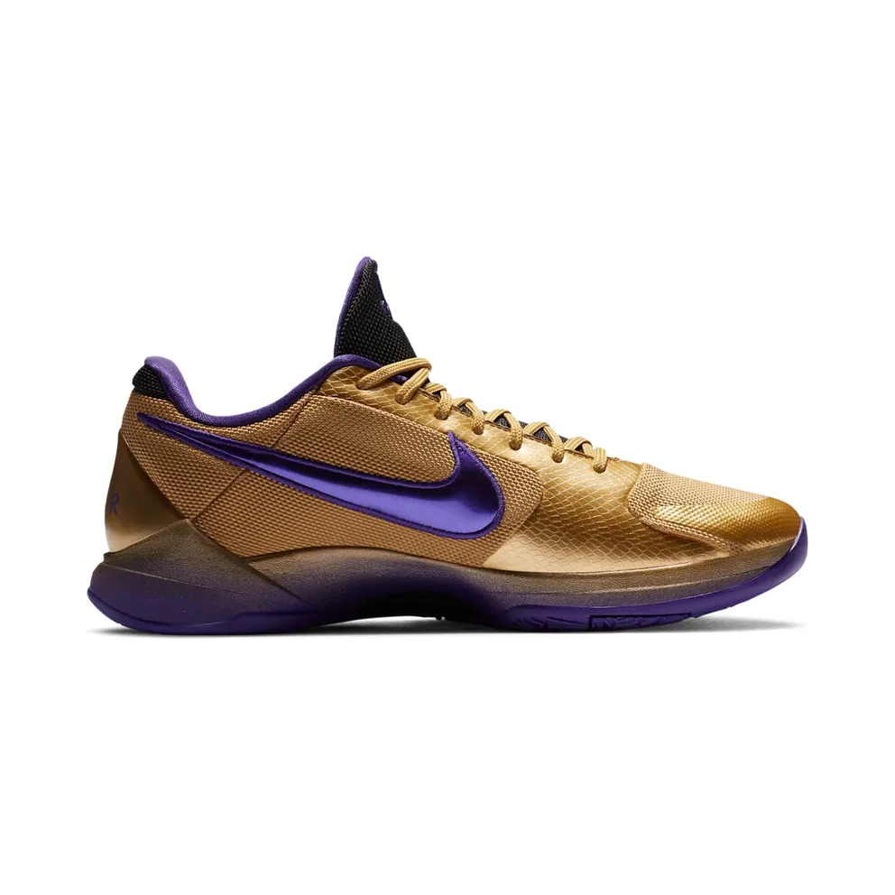 Nike Kobe 5 Protro Undefeated Hall of Fame (2021) – “Metallic Gold / Field Purple / Multi-color” (DA6809-700)