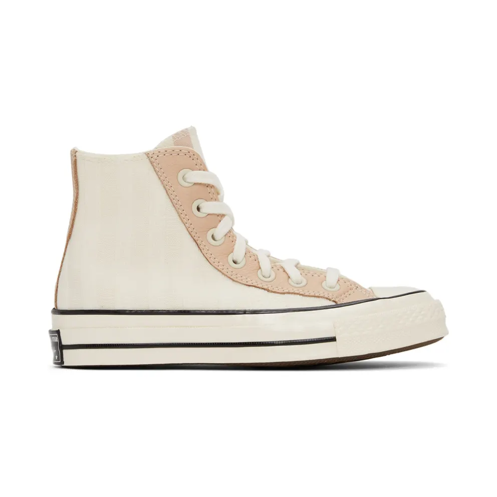 Converse Chuck 70 Striped Terry Cloth Egret/pink Clay/zwart (572701C)