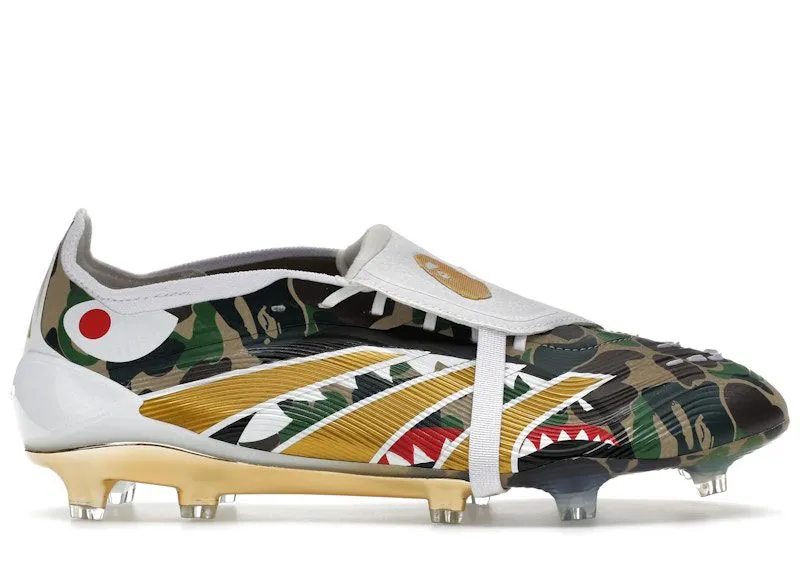 adidas Predator Elite Foldover Tongue FG Bape Green Camo (JS3104)