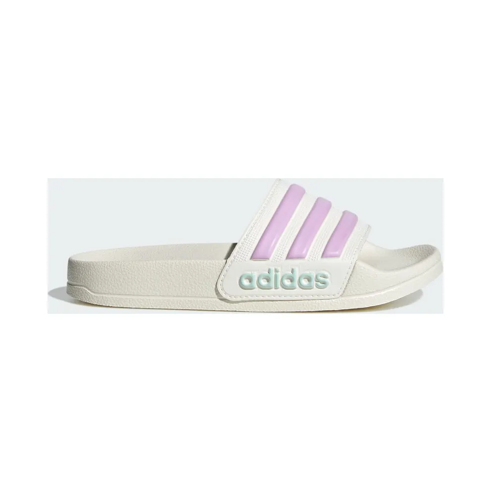 Adidas ADILETTE SHOWER SLIPPERS Off White / Bliss Lilac / Halo Mint (JP5784)