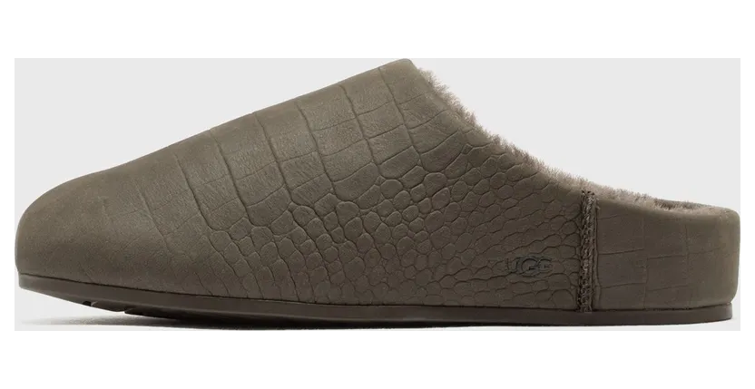 UGG Elea Embossed Slip-On Slipper Dense Smoke