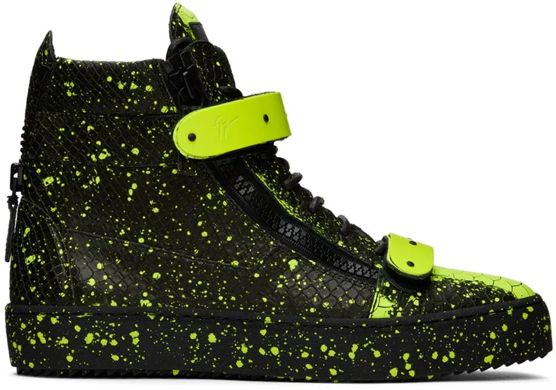 Giuseppe Zanotti Black & Yellow Coby NRO/FLUOGIALLO (RU20034-93229)