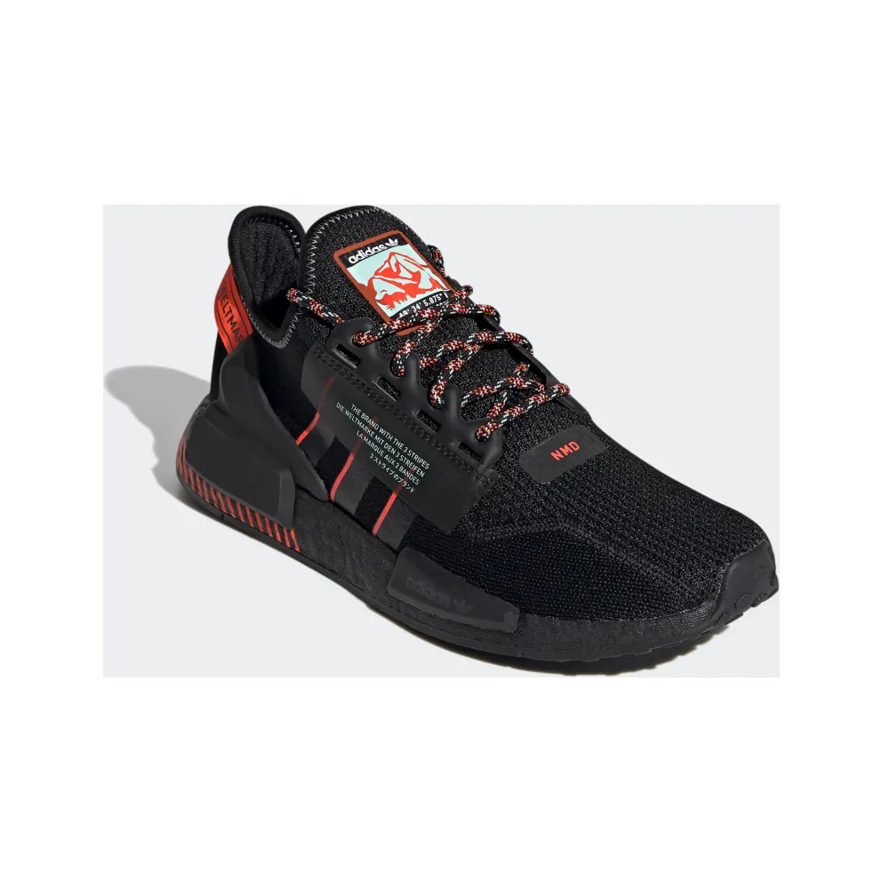 adidas NMD_R1 V2 Core Black / Core Black / Solar Red (FW6409)