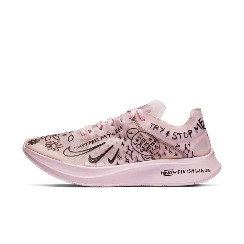 Nike Zoom Fly SP Fast Nathan Bell White/Pink Foam-Black (AT5242-100)