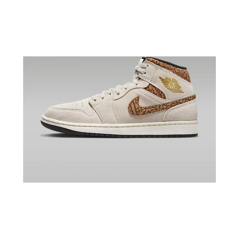 Jordan 1 Mid SE “Brown Elephant” (DZ4129-102)