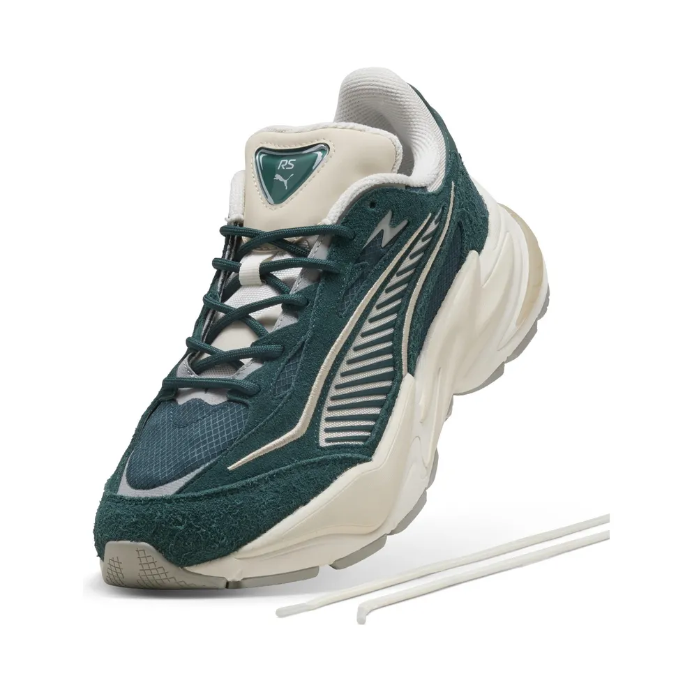 Puma RS Surge Hairy Suede “Green Terrain / Alpine Snow” (404327_01)